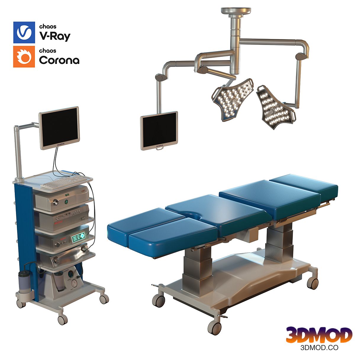 hospital equipment vol 3 (surgical room set)