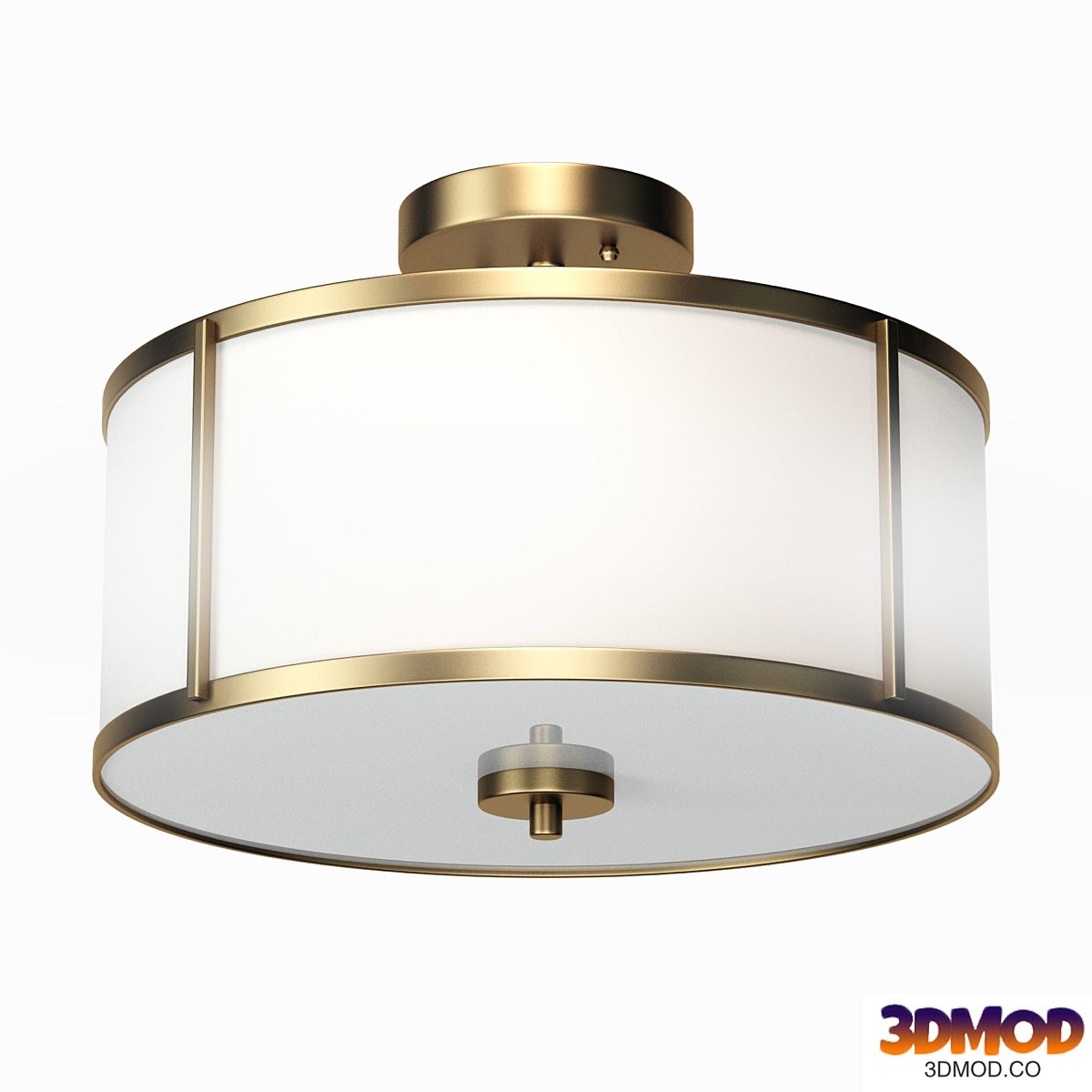 Aaru Fabric Semi Flush Mount MK5