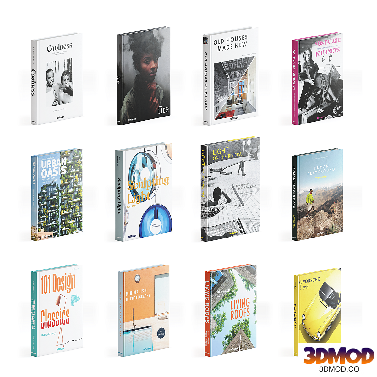 A set of books. Coffee Table Book Set 04