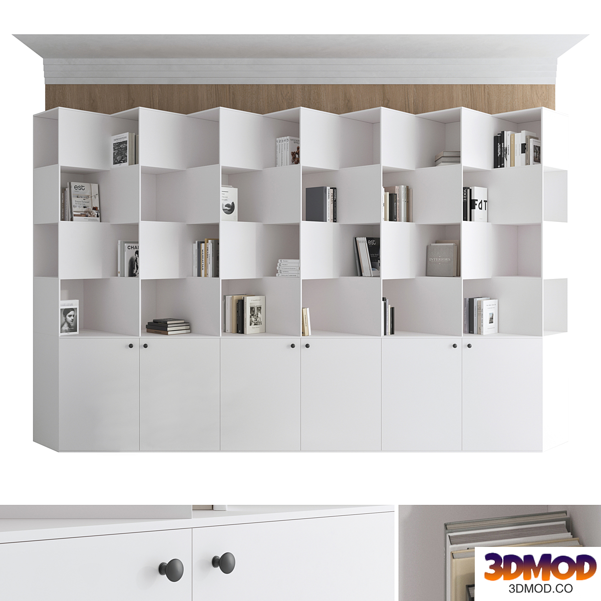 Bookcase set 05