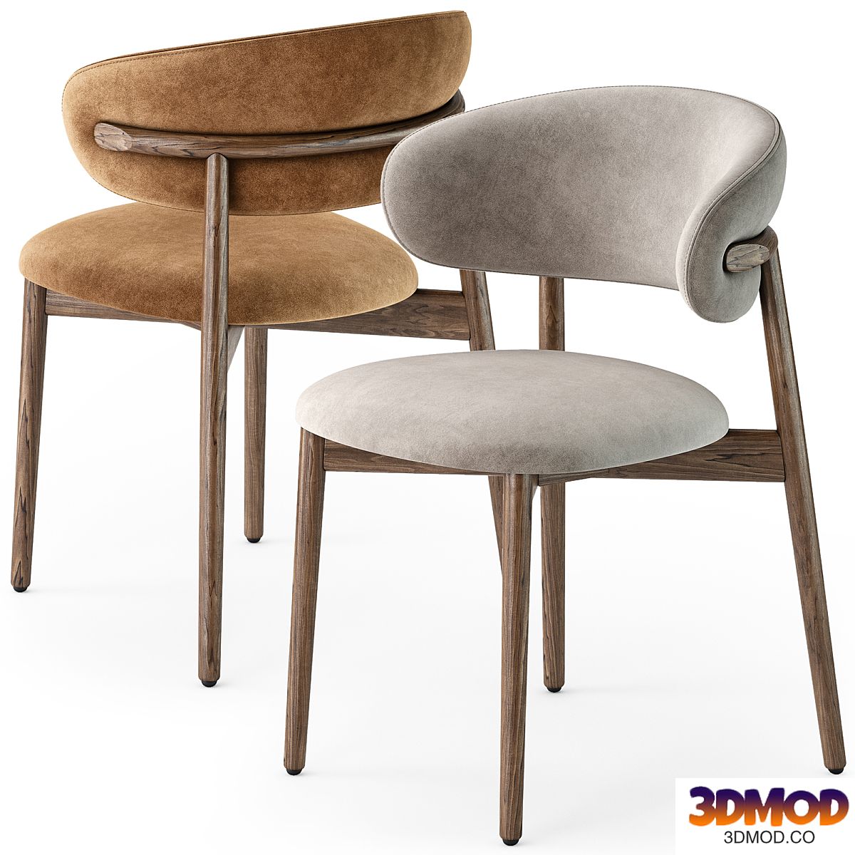 Calligaris Oleandro wood chair