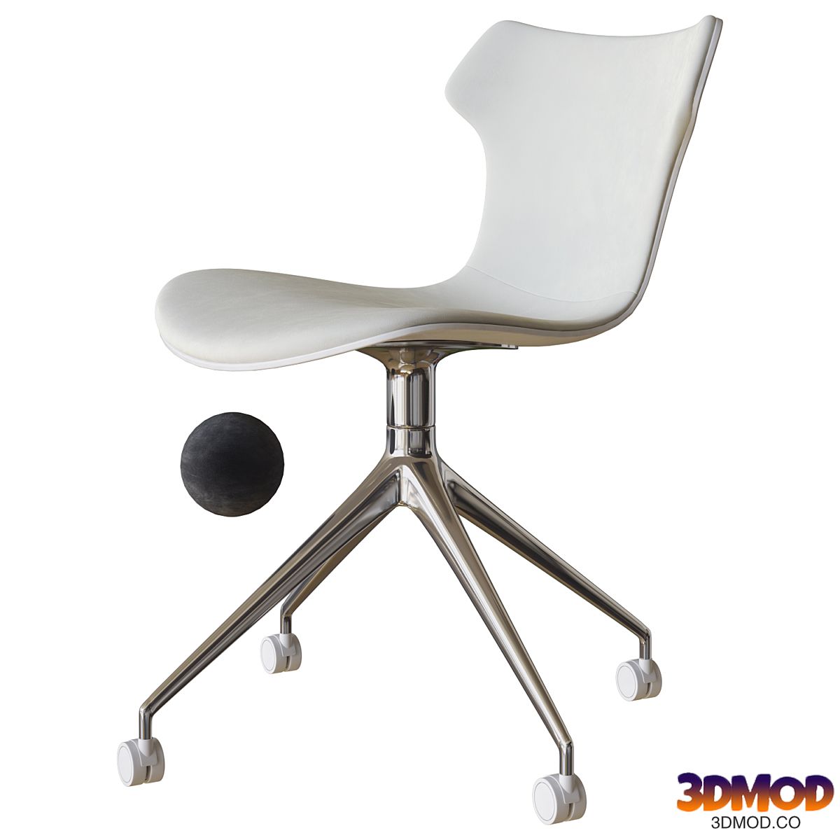 papilio shell office chair b&b italia