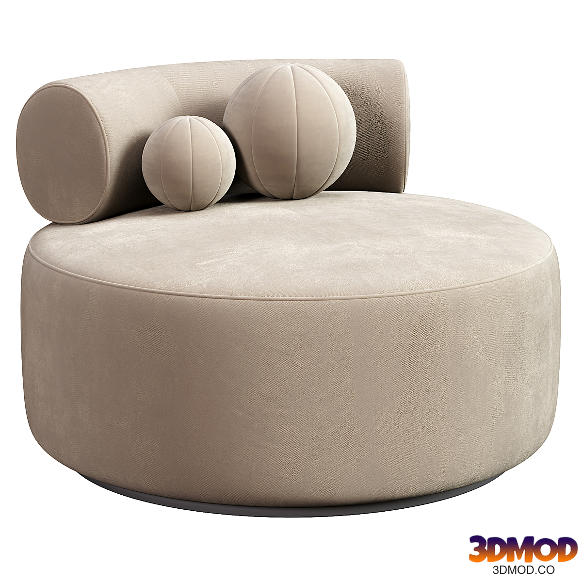 TUBE armchair white