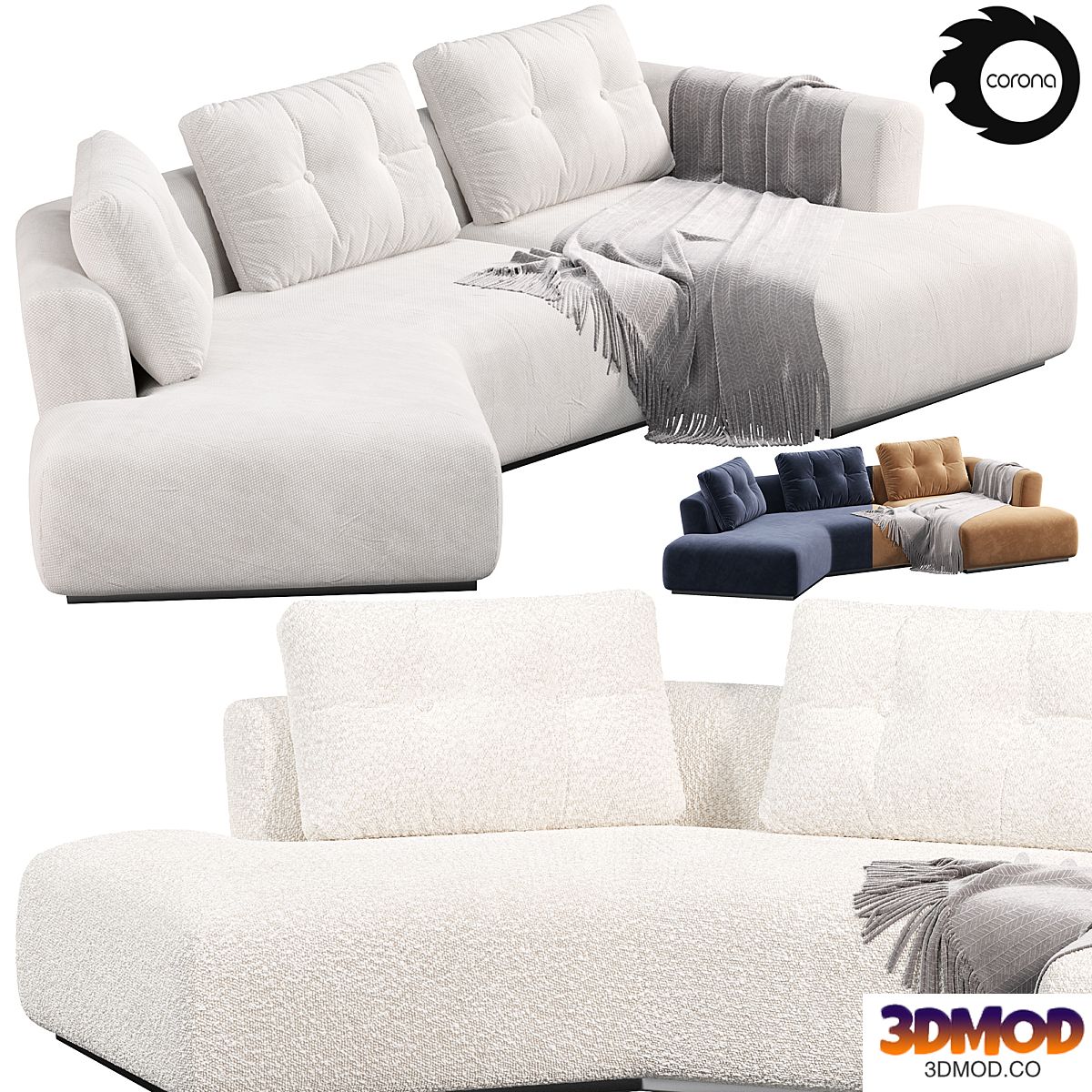SENGU BOLD Sofa by Cassina, sofas
