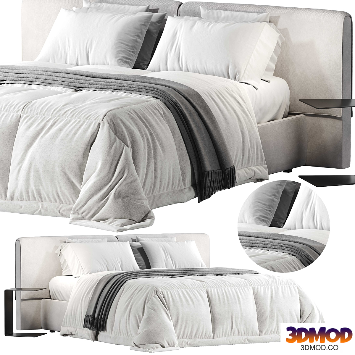 Presotto plaid bed