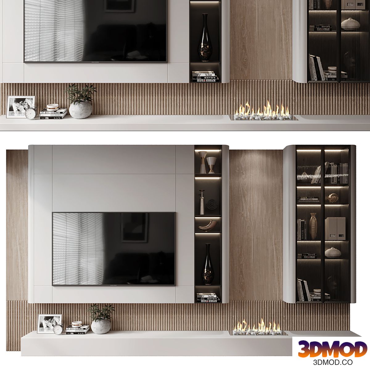 Plywood TV Shelf YTR-89