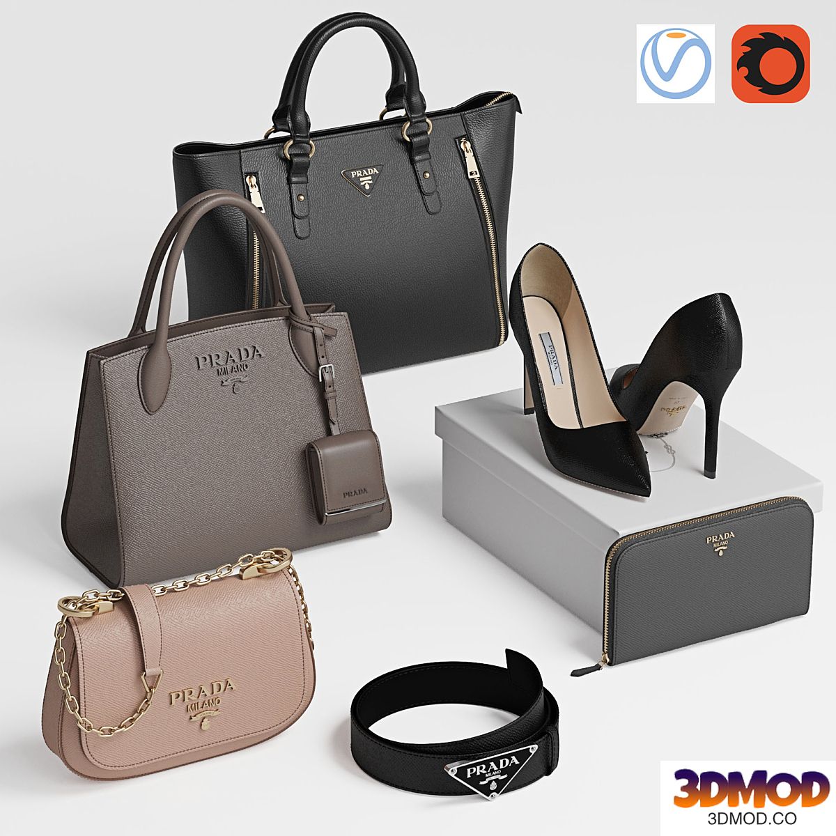 Bag set 8. Prada collection 1