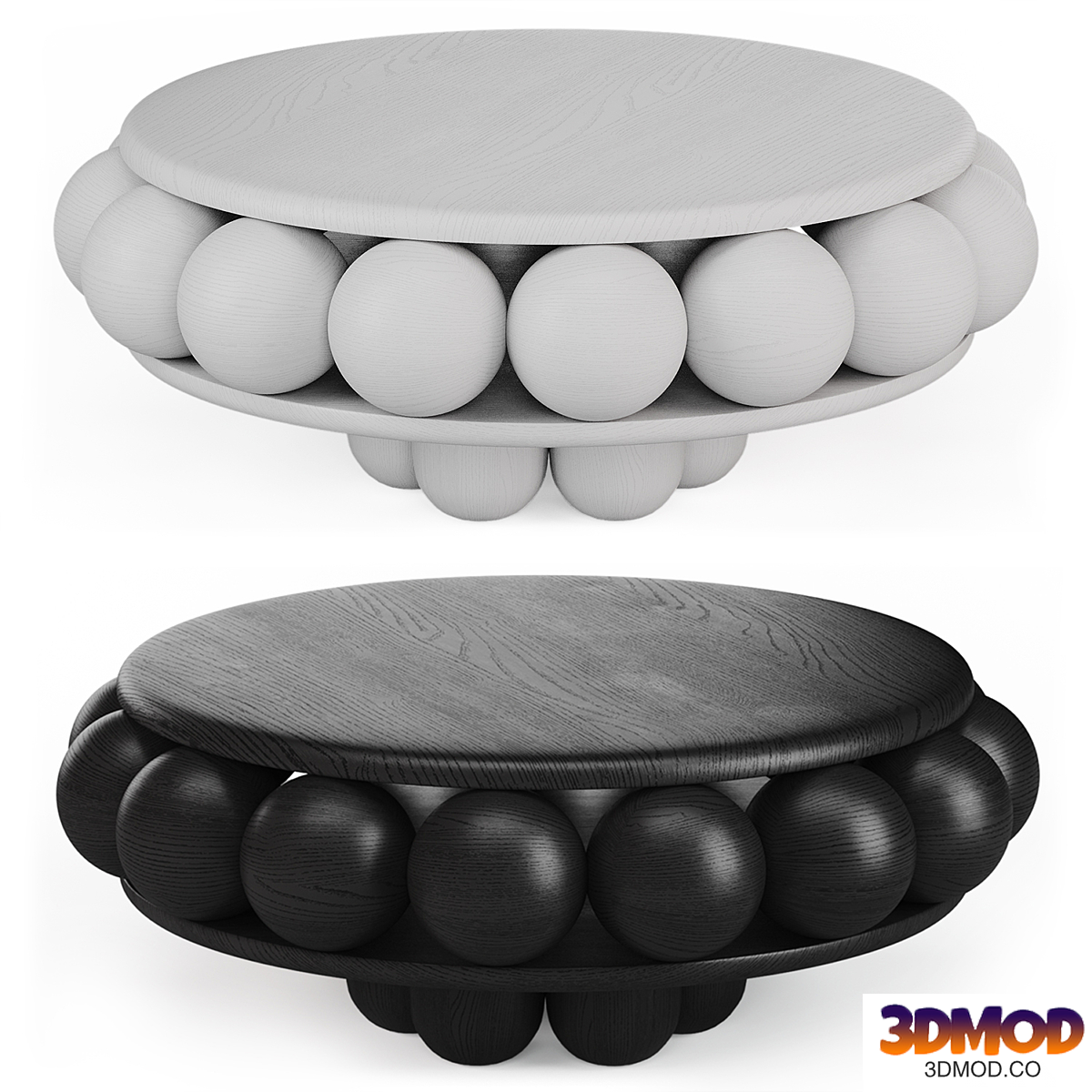 MACAROON COFFEE TABLE by Bohinc Studio