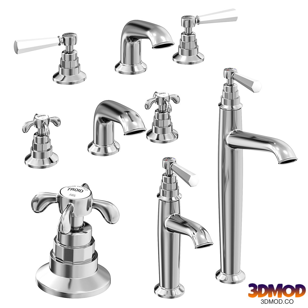 Jacob Delafon CLÉO 1889 washbasin mixers