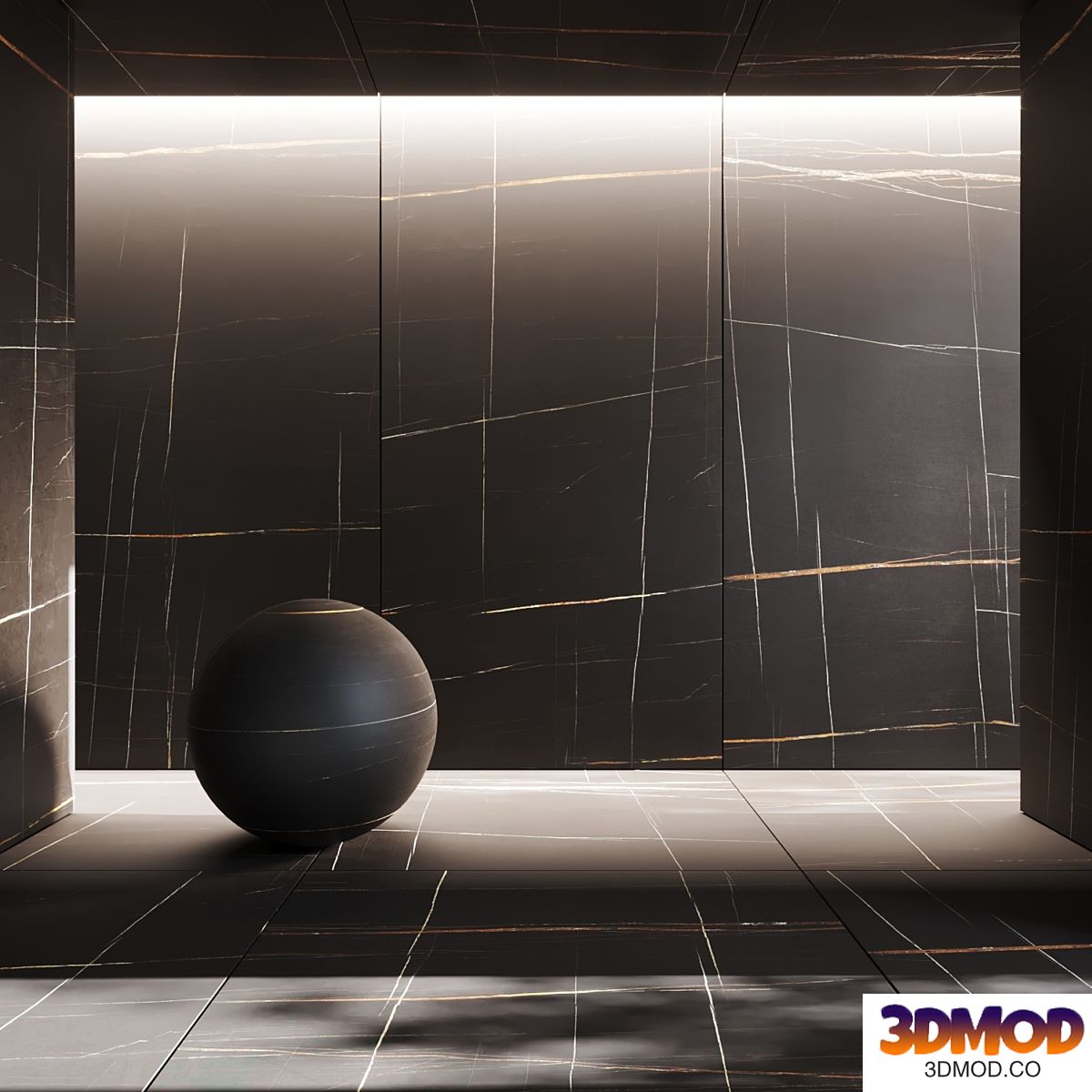 Porcelain tile Sahara noir