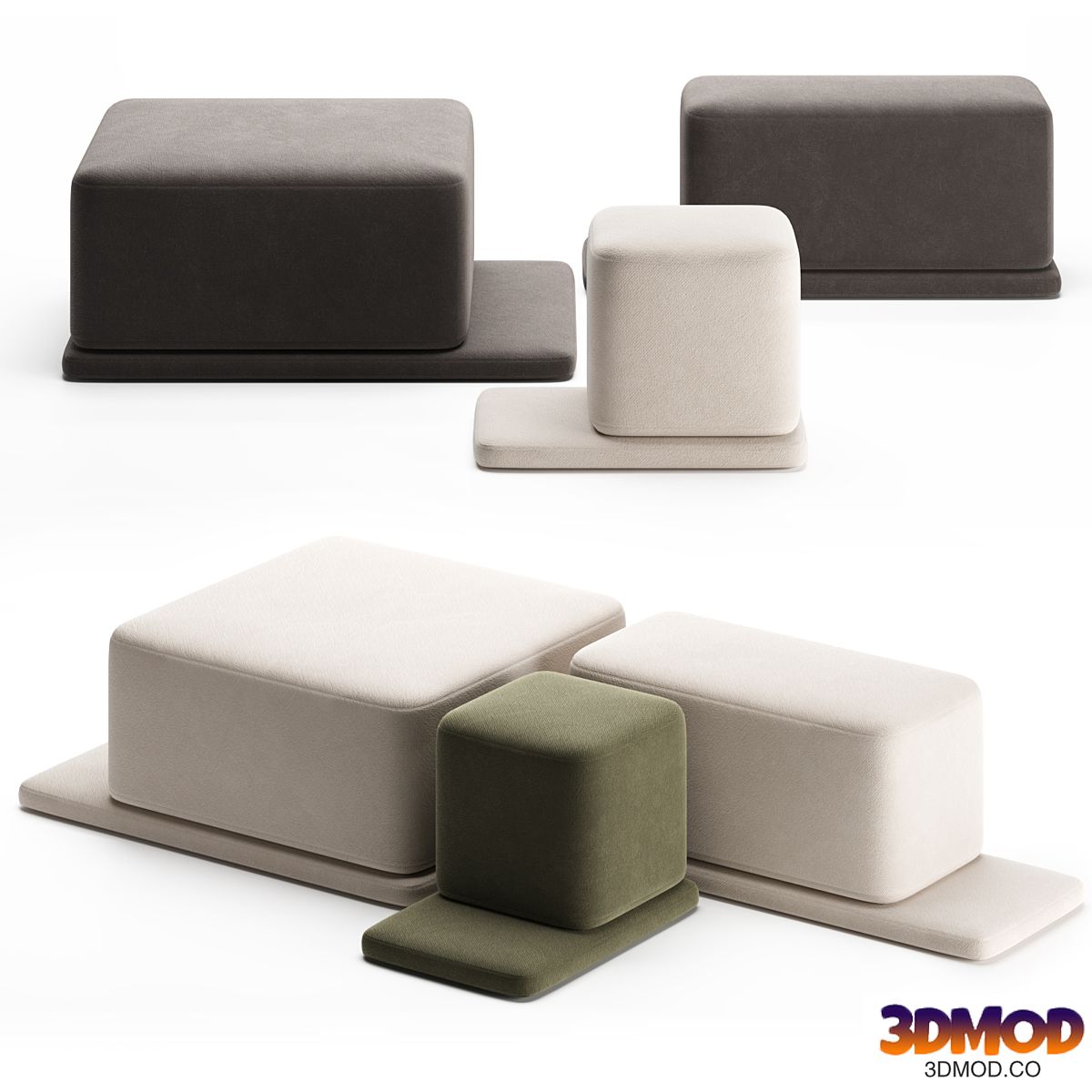 COAST | Pouf by Woo Furniture