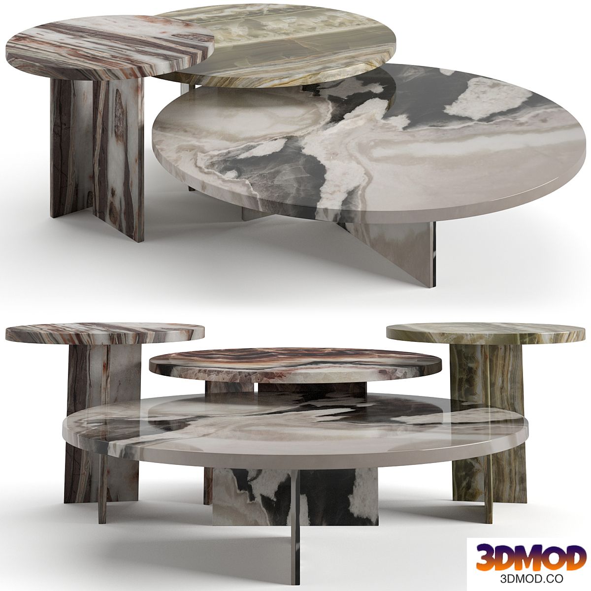 Baxter Tebe coffee tables set