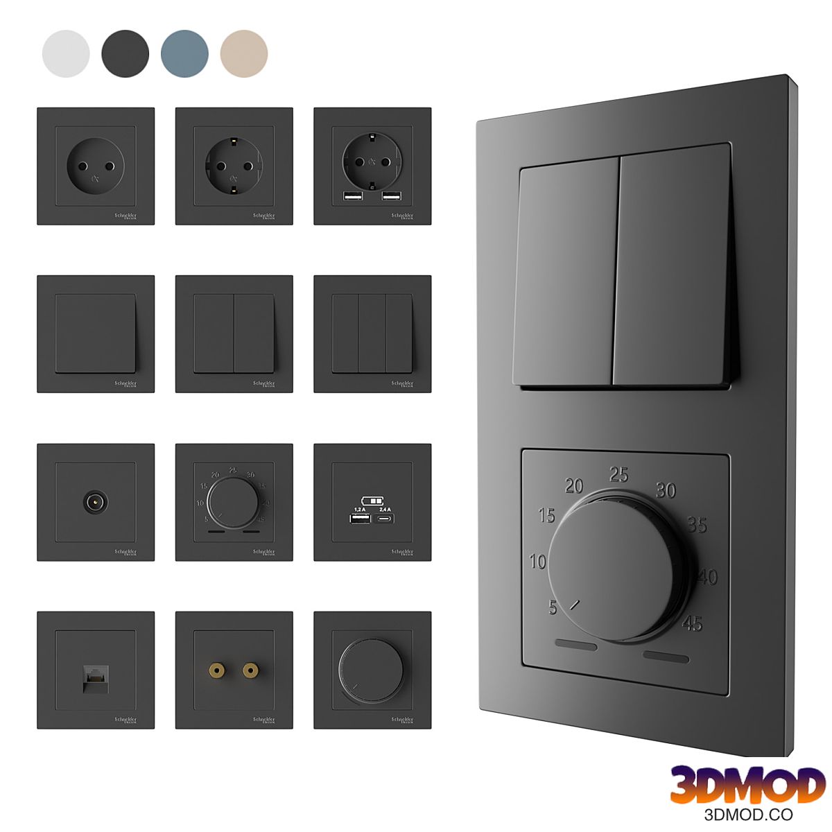 Schneider Electric set Atlasdesign