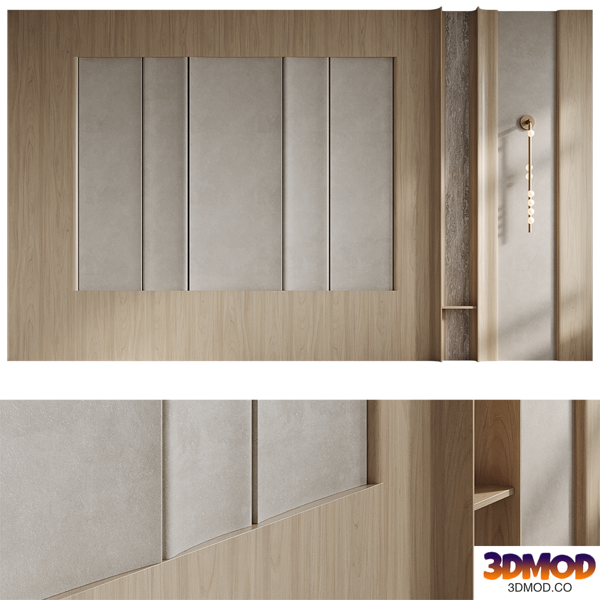 Lunar wall panel