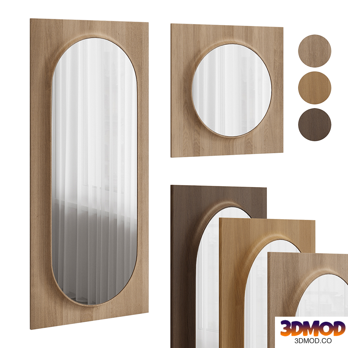 Circuit mirror by Saulou Frederic