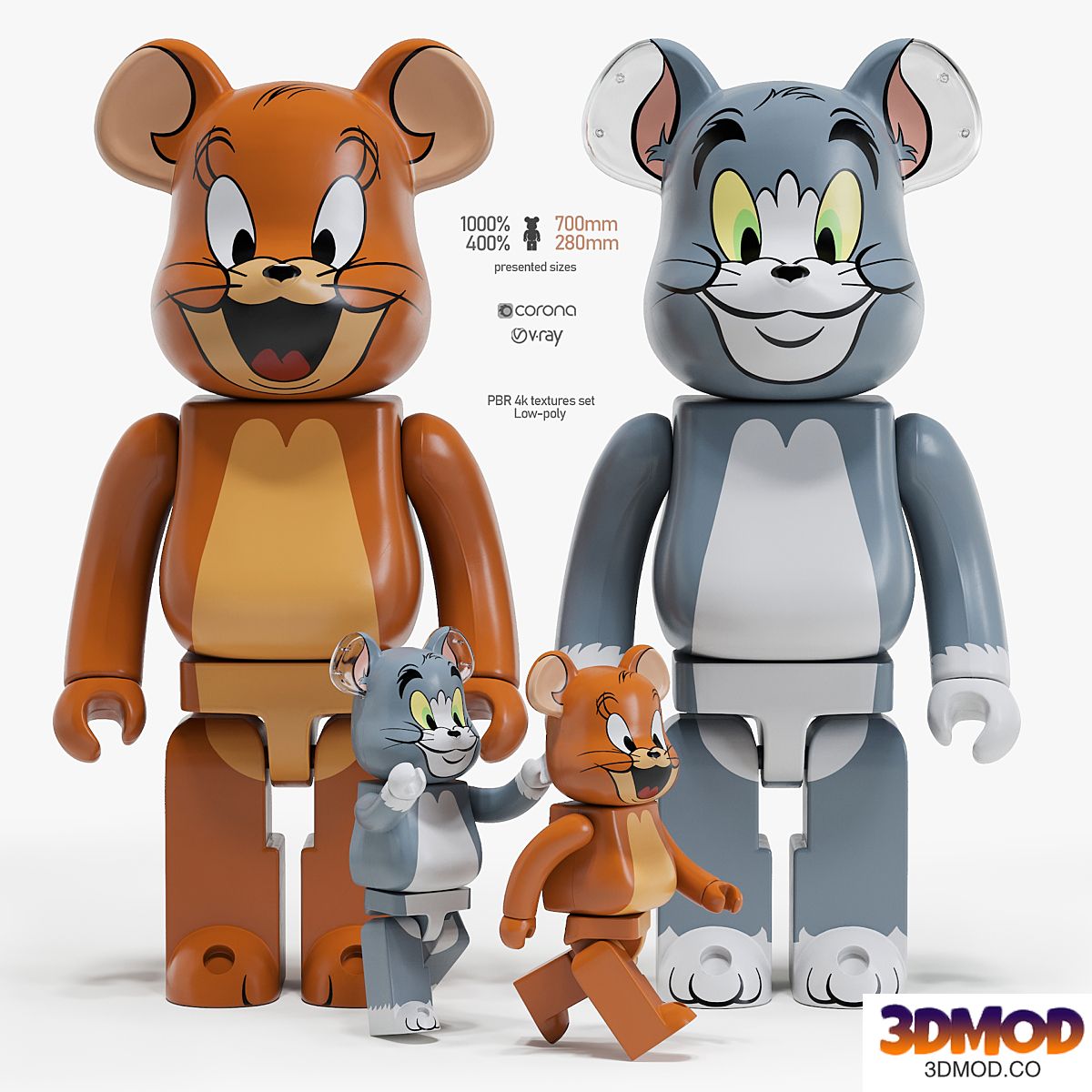Bearbrick / Tom and Jerry