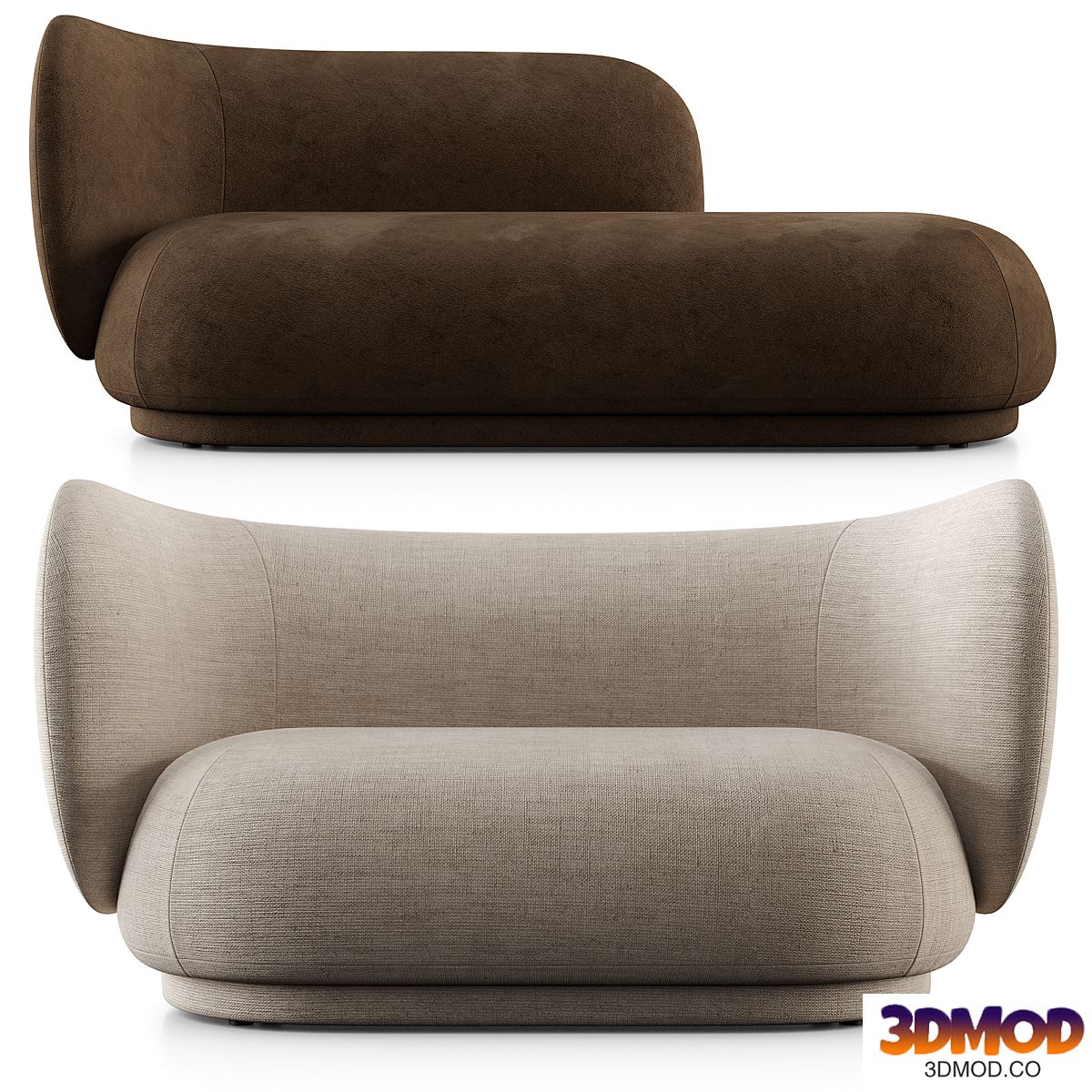 Rico Divan And 2 Seat Sofa By Ferm Living