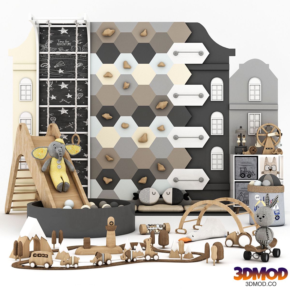 toys and furniture set
