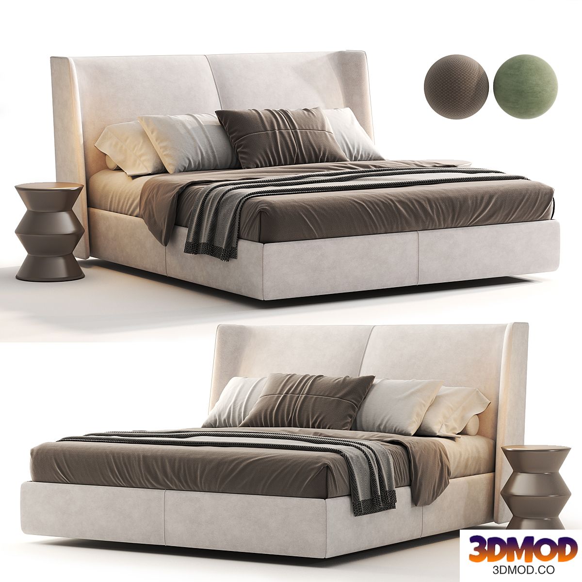 Echo Bed By Domkapa