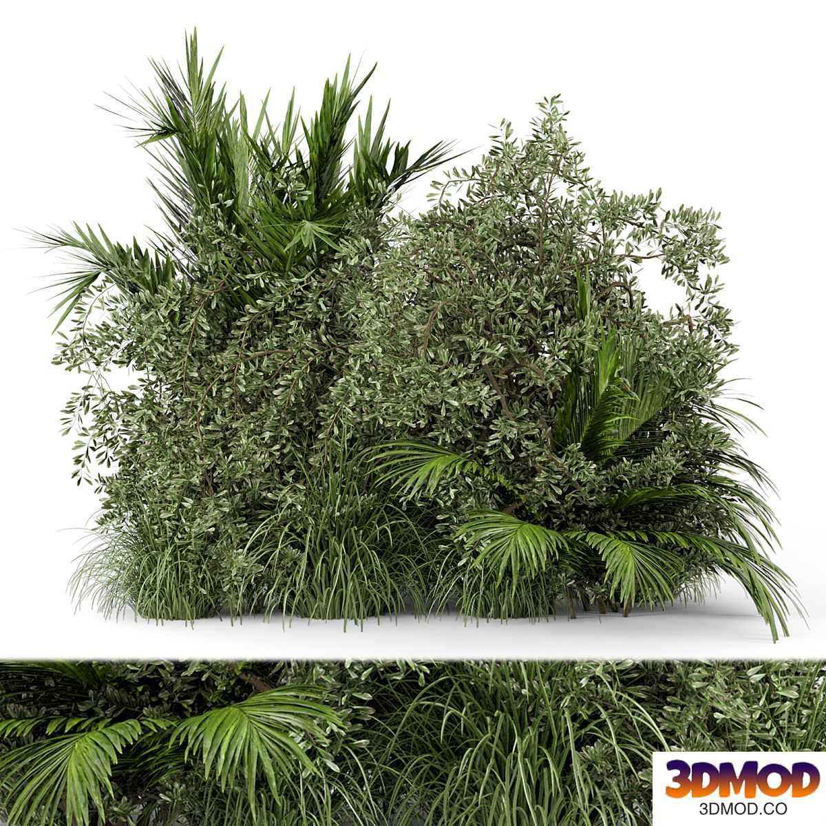 Outdoor Plants Bush-Bush Set 446