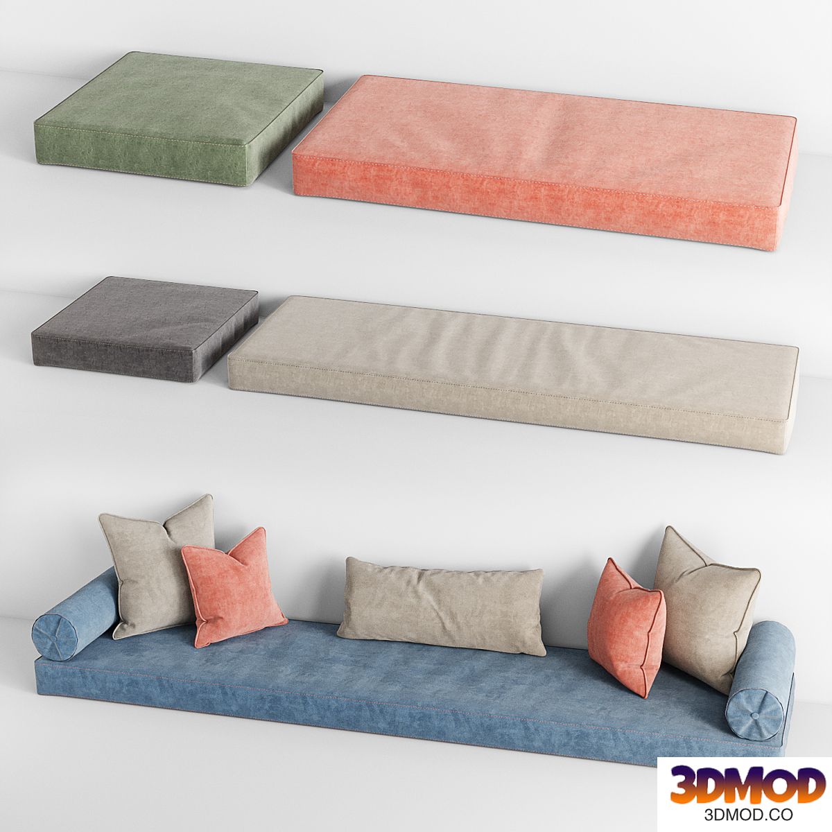 Seat pillow set 002