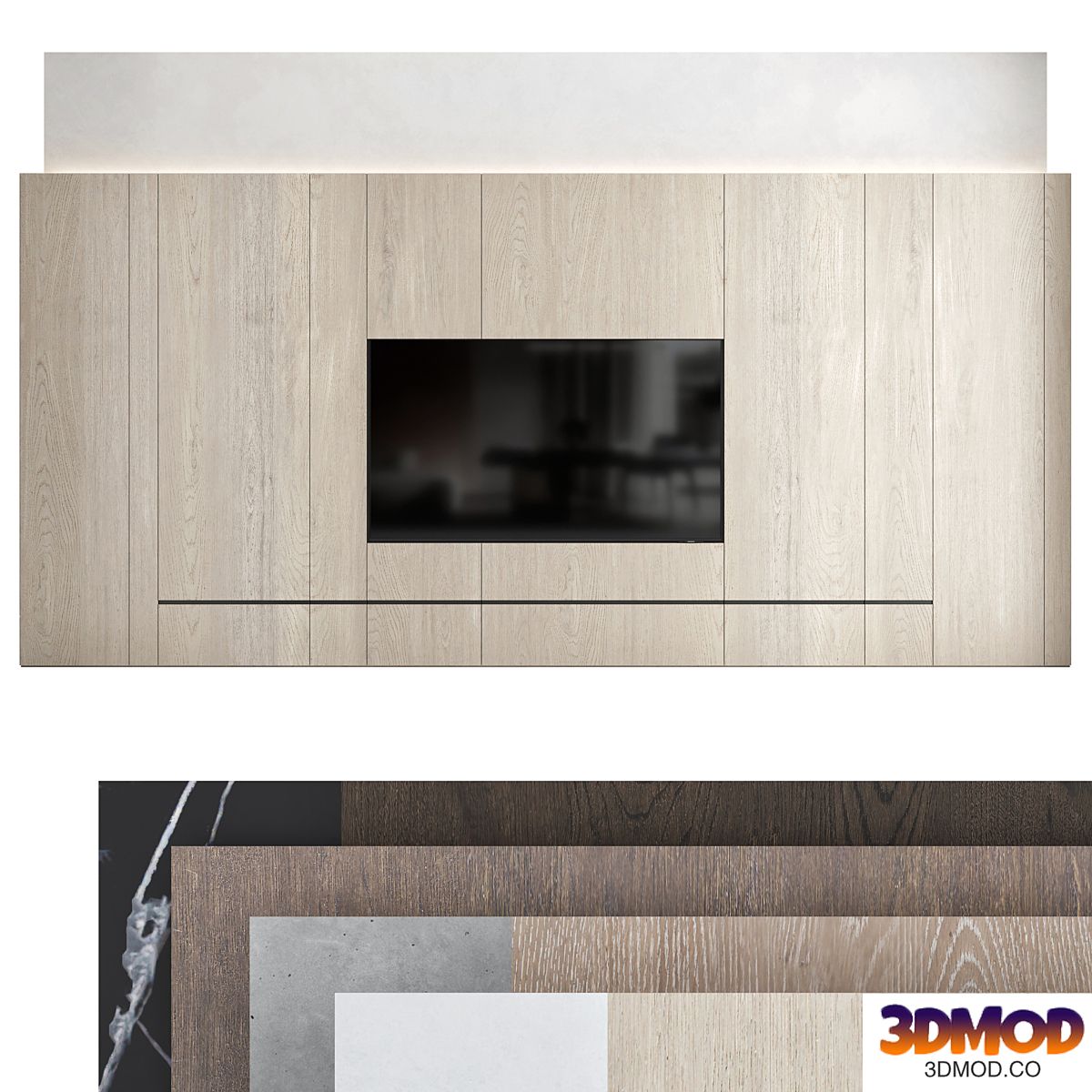 TV wall set 05