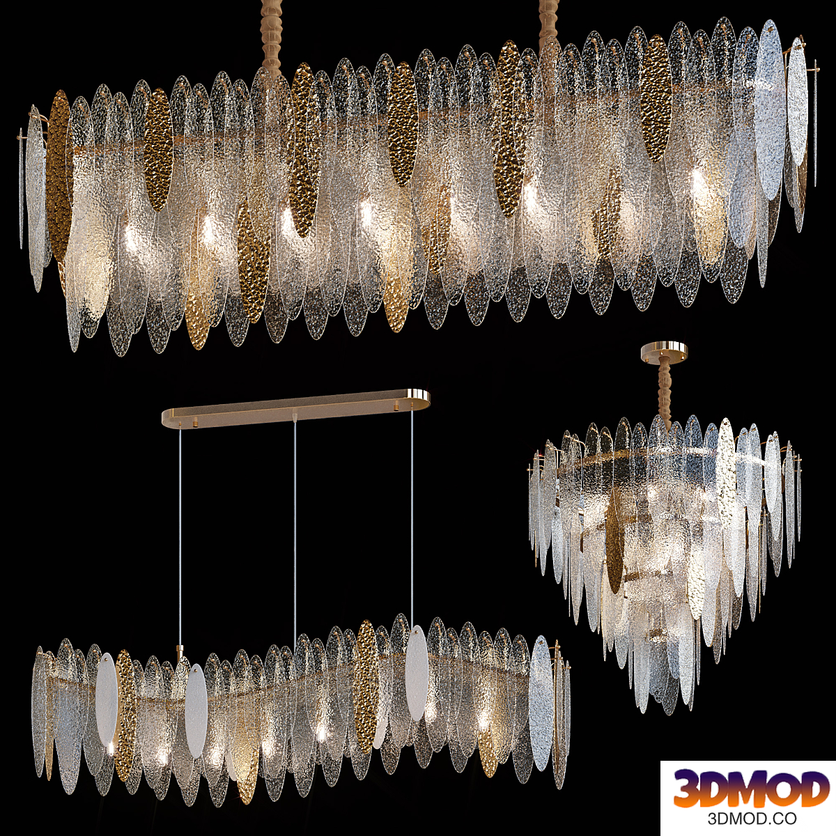 Pendant chandeliers RISSA by Lampatron