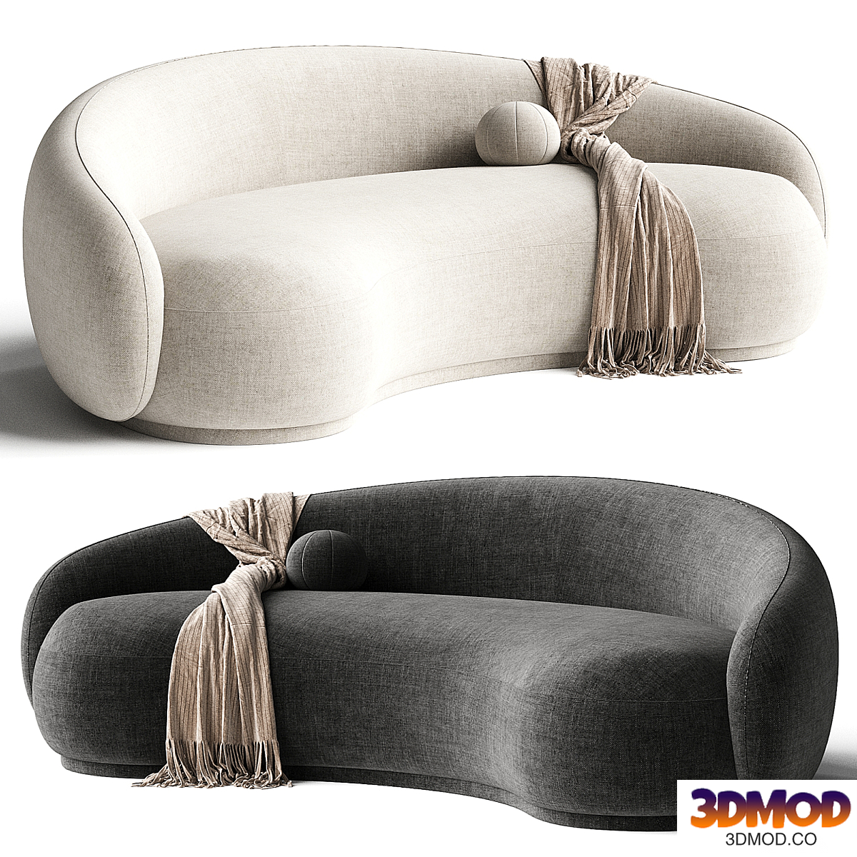 Kendall Sofa Blush