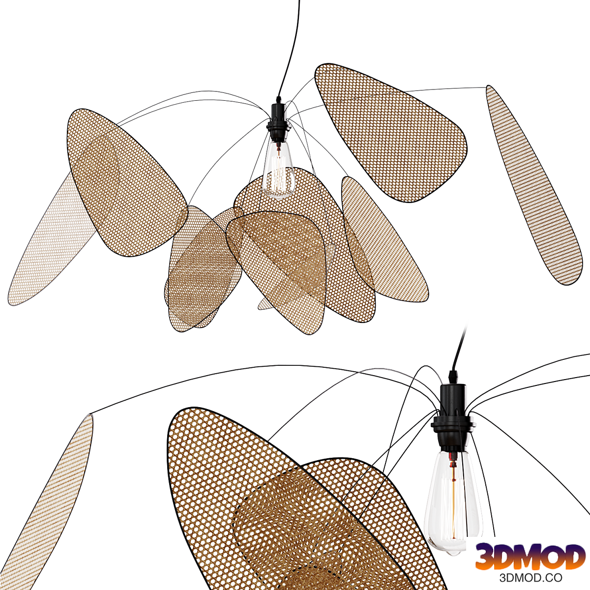 Aliexpress | Wicker bamboo chandelier 215