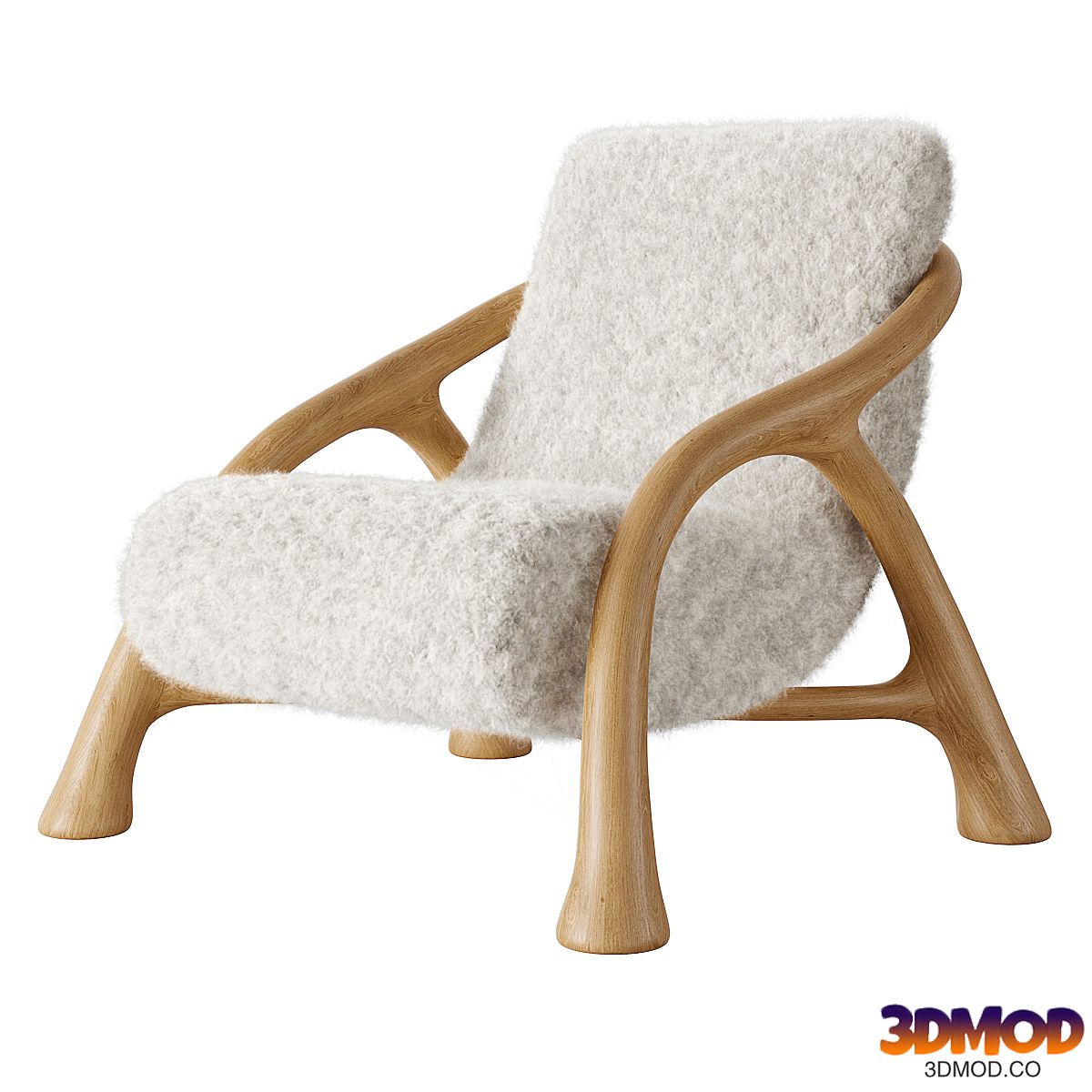 Saccomanno Dayot Yaka Oak Chair