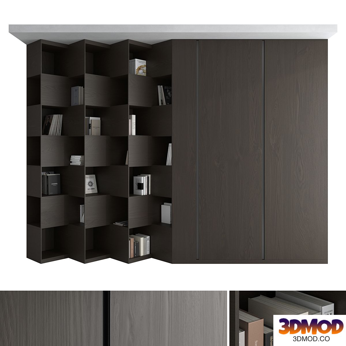 Bookcase set 06