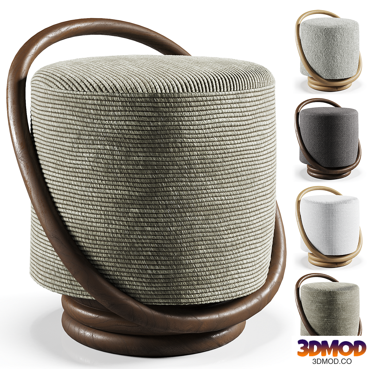 Smile Pouff by Porada