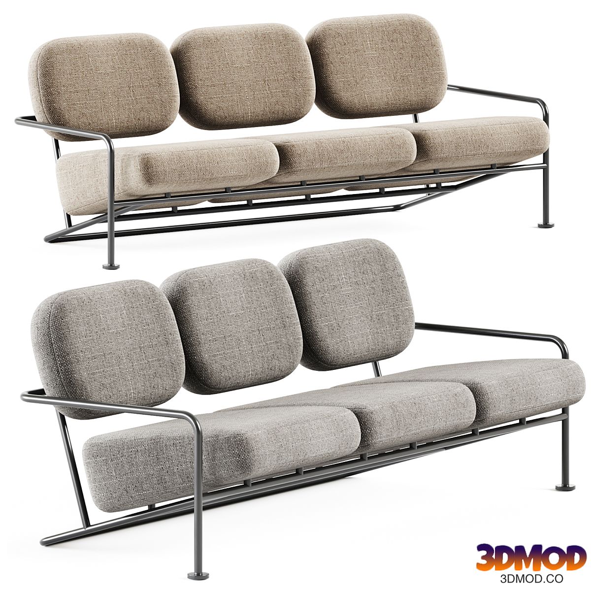 Ahus Sofa by Bla Station / Office sofa