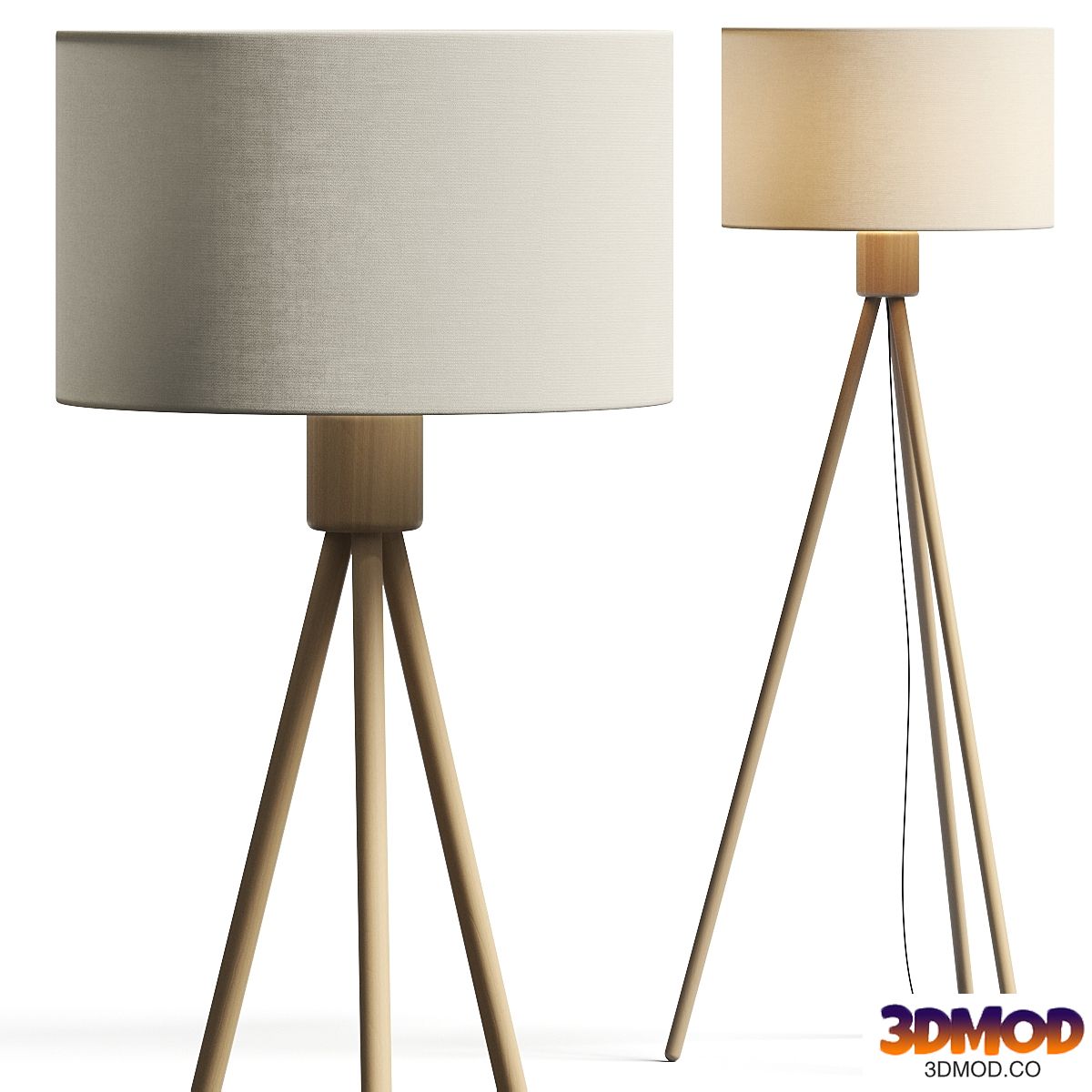 Zuiver Bamboo Fan Floor Lamp