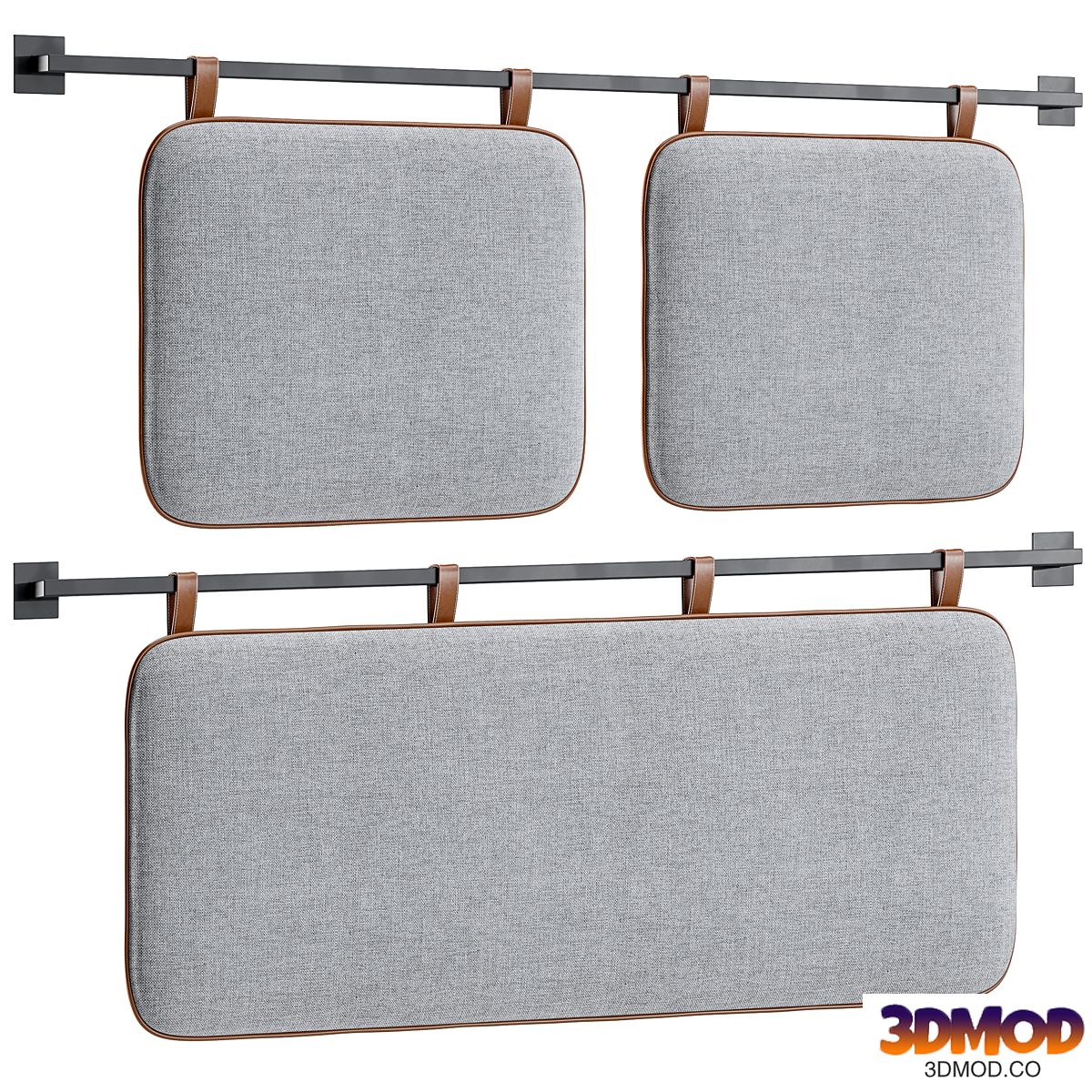 Hanging Pillow Headboard Set 4