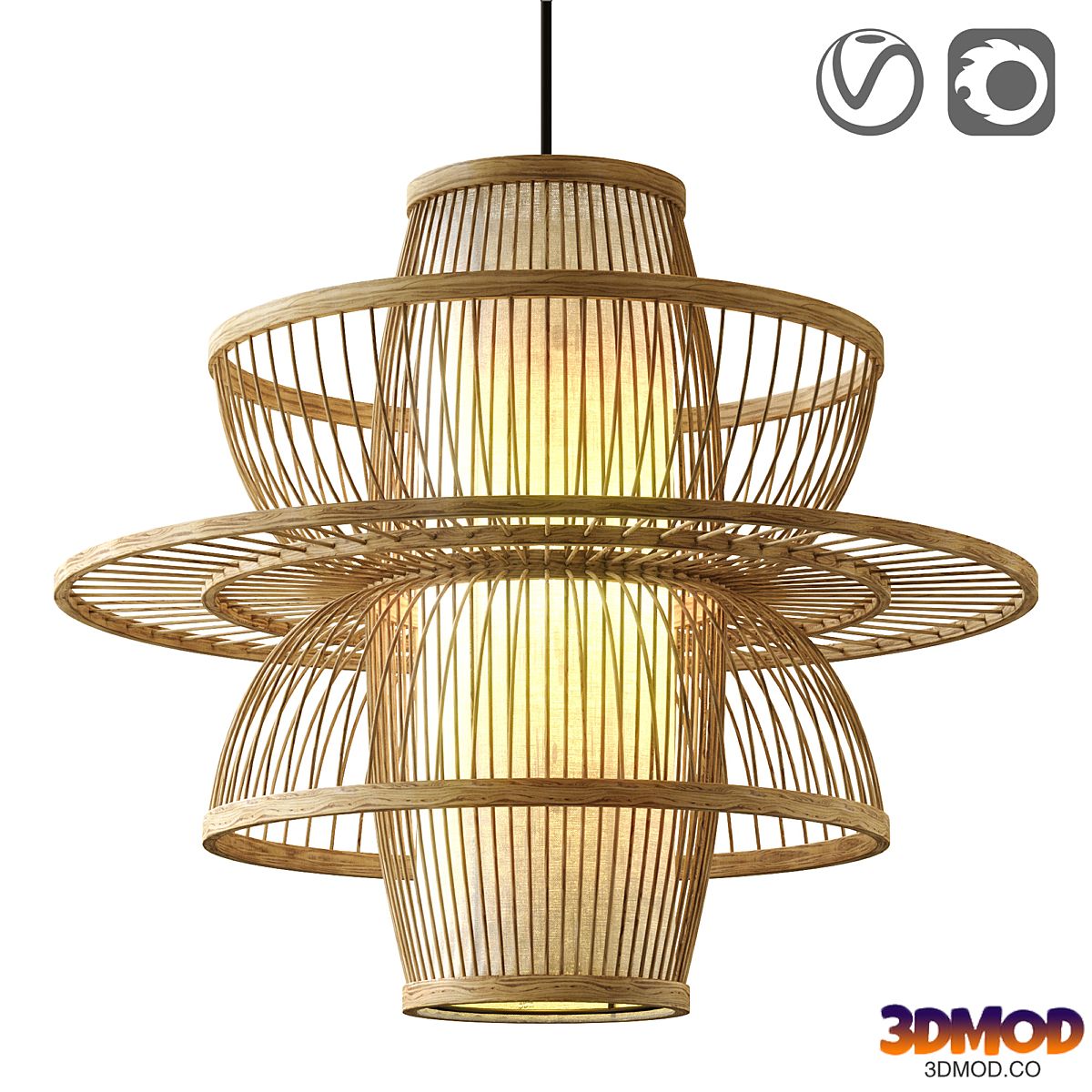 Bamboo lamp SAIL