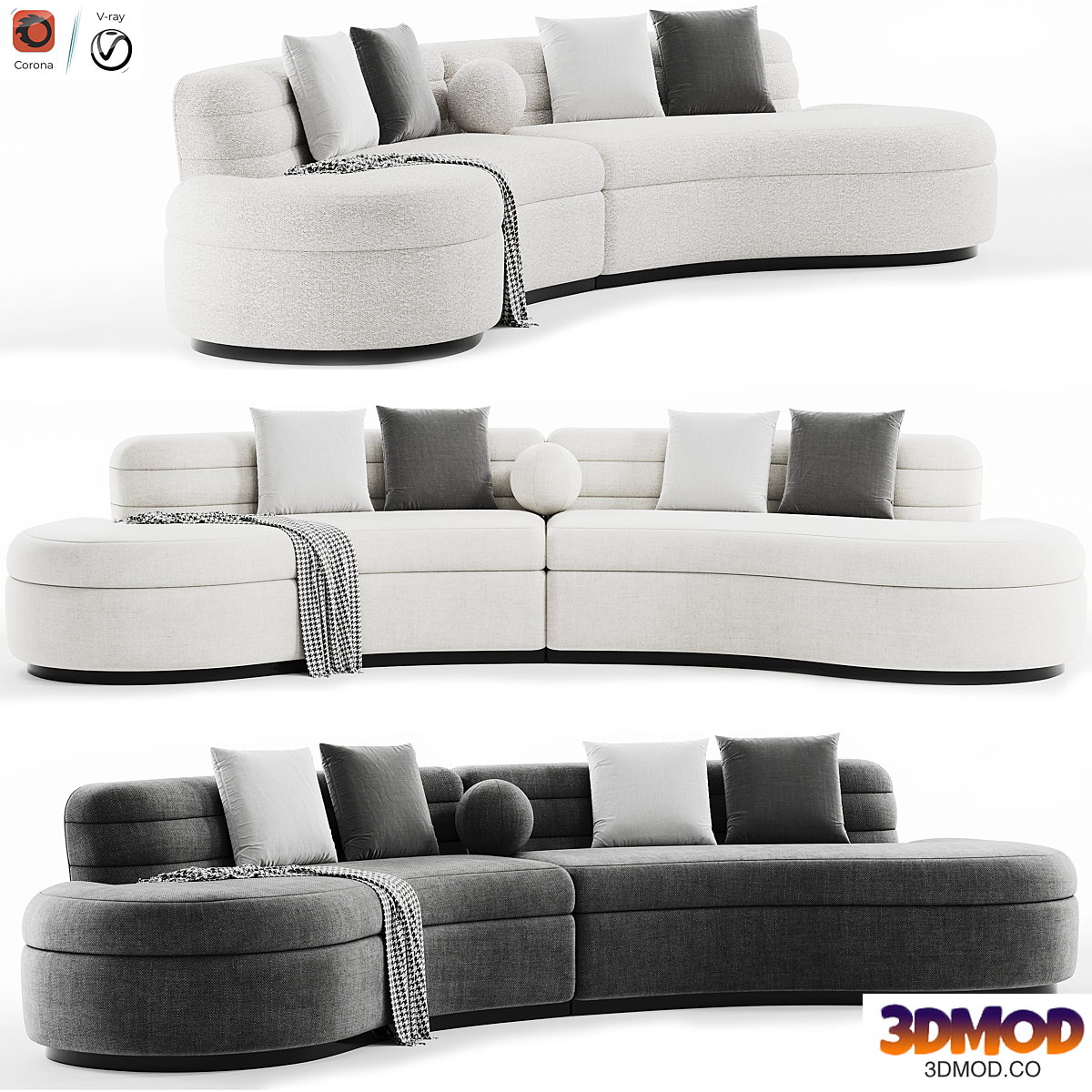 Eichholtz sofa lennox boucle