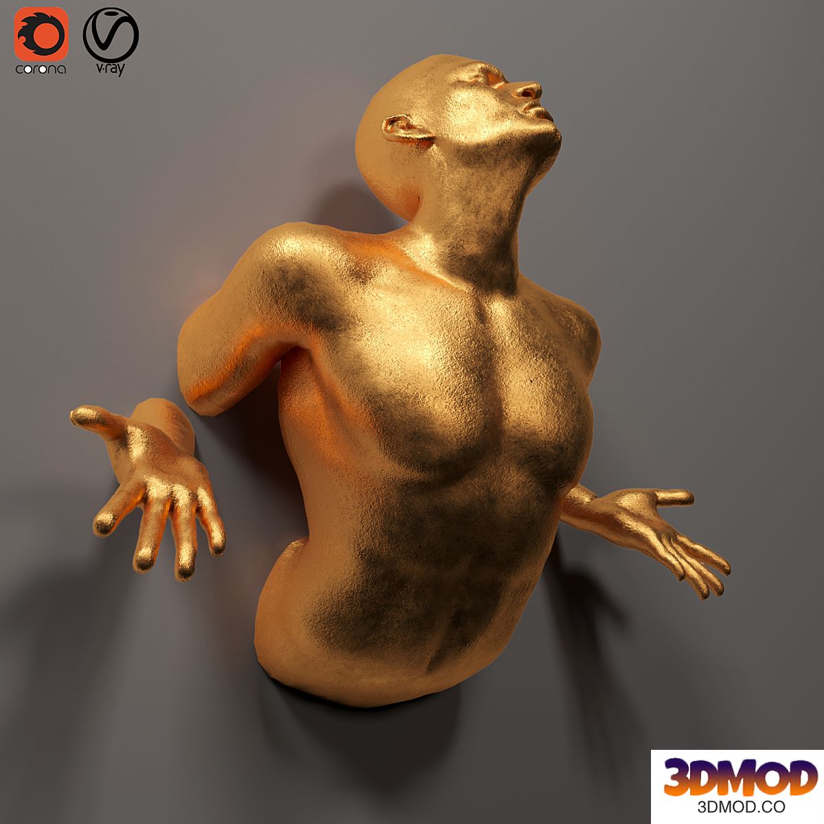 human sculpture_wall art_01
