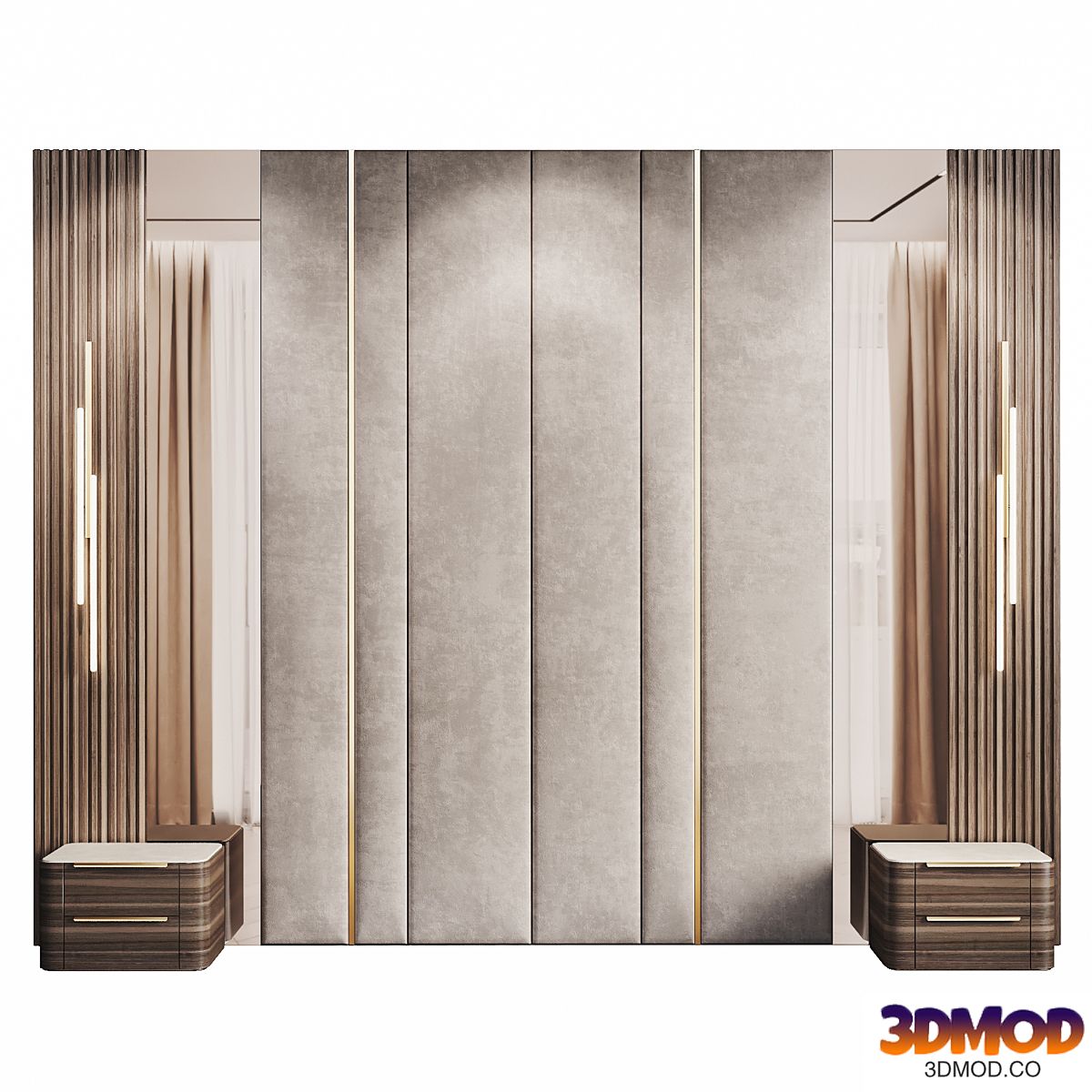 Decorative wall panel and headboard 5