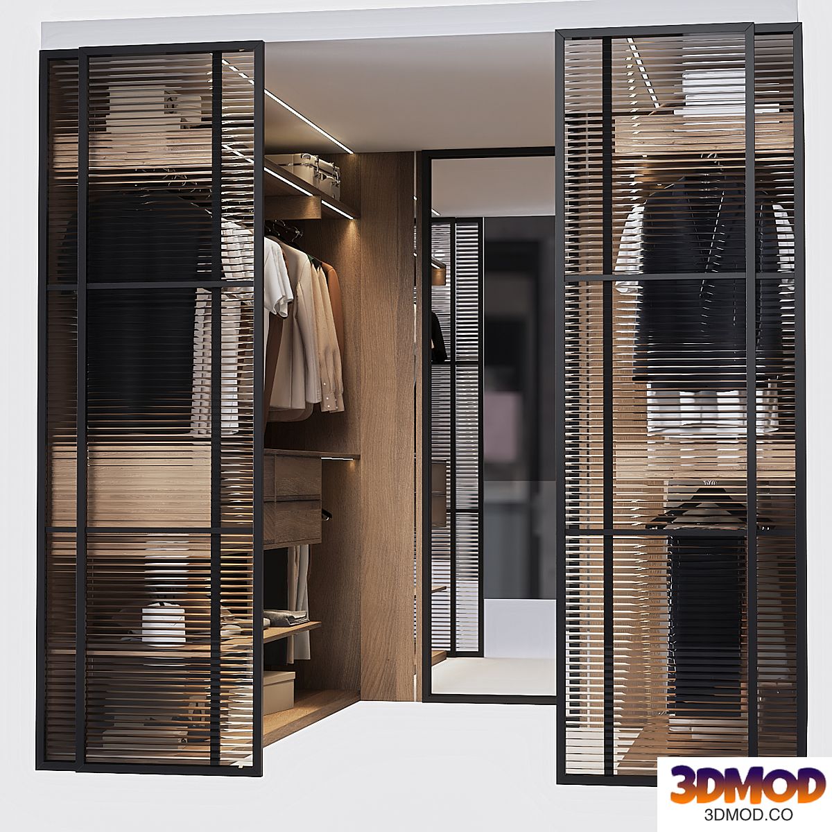 Wardrobe walk in