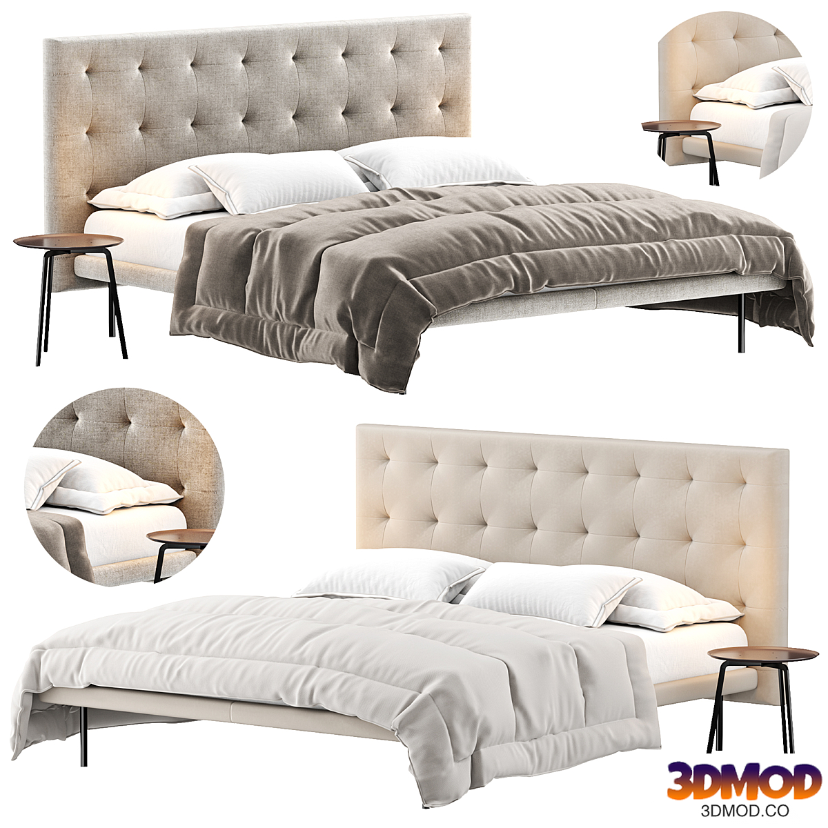FREEDOM Bed By Bolzan Letti