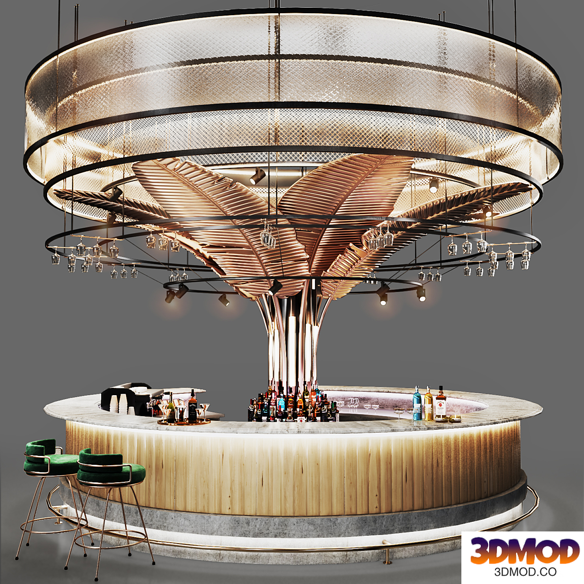 Cafe- Round Bar