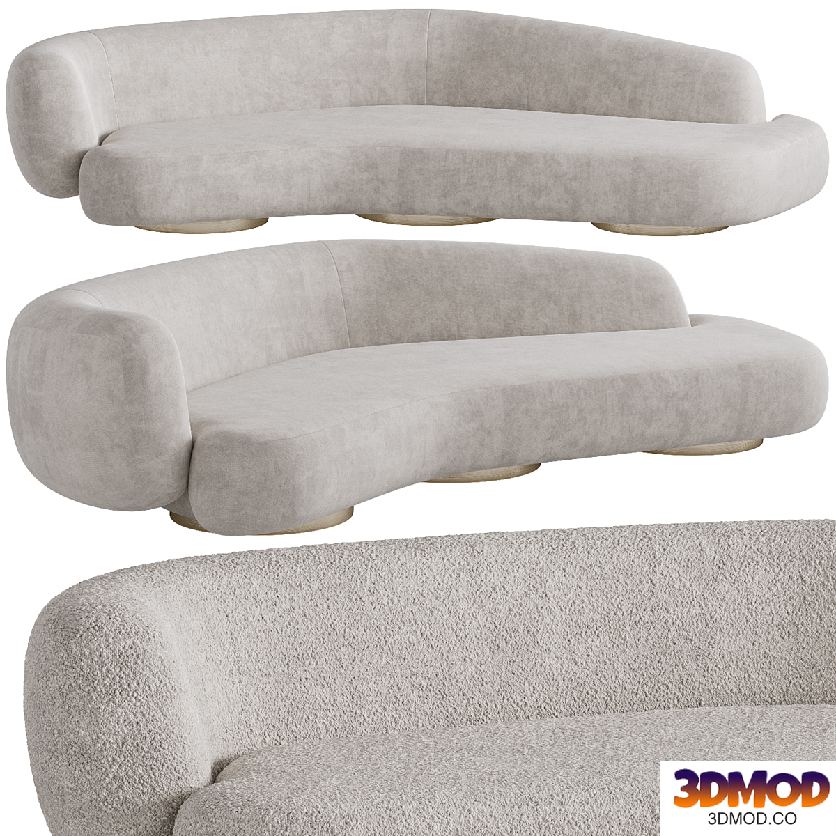 OKHA REPOSE Sofa by kookudesign