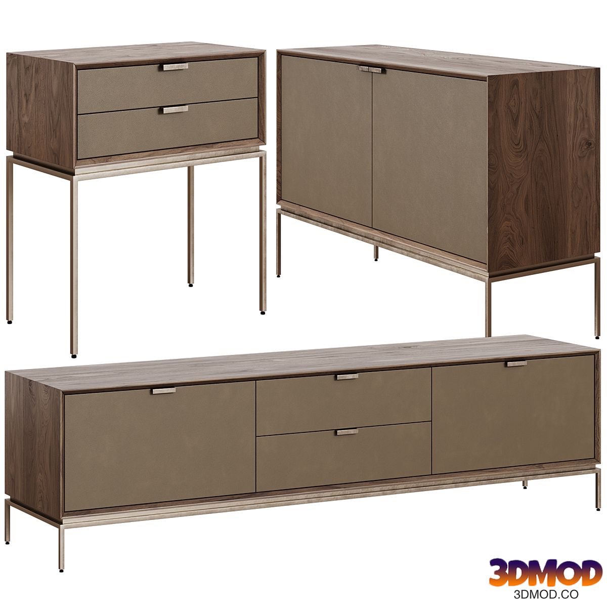 La Redoute Delina chest of drawers, bedside table, TV stand
