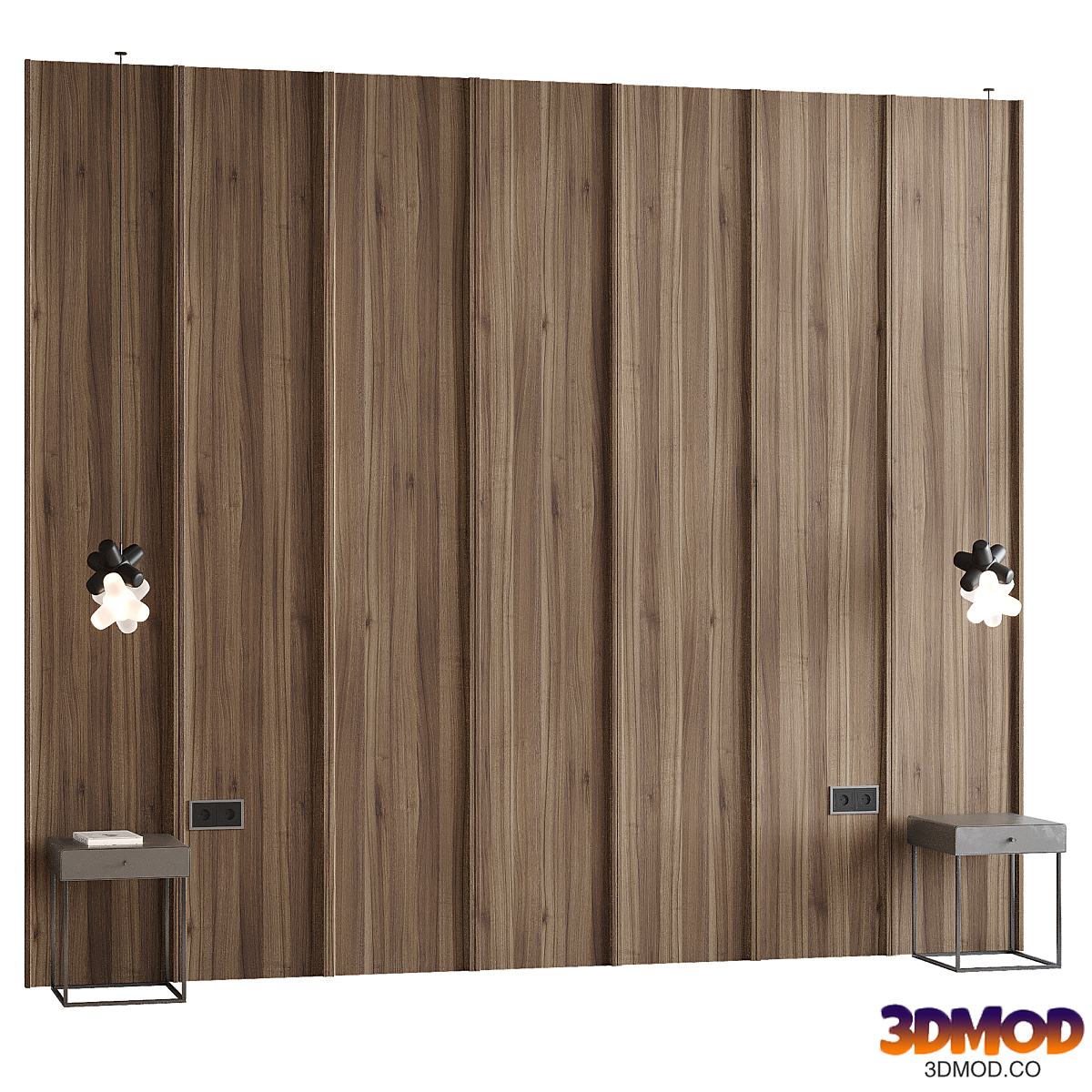 wall composition bedroom headboard kit