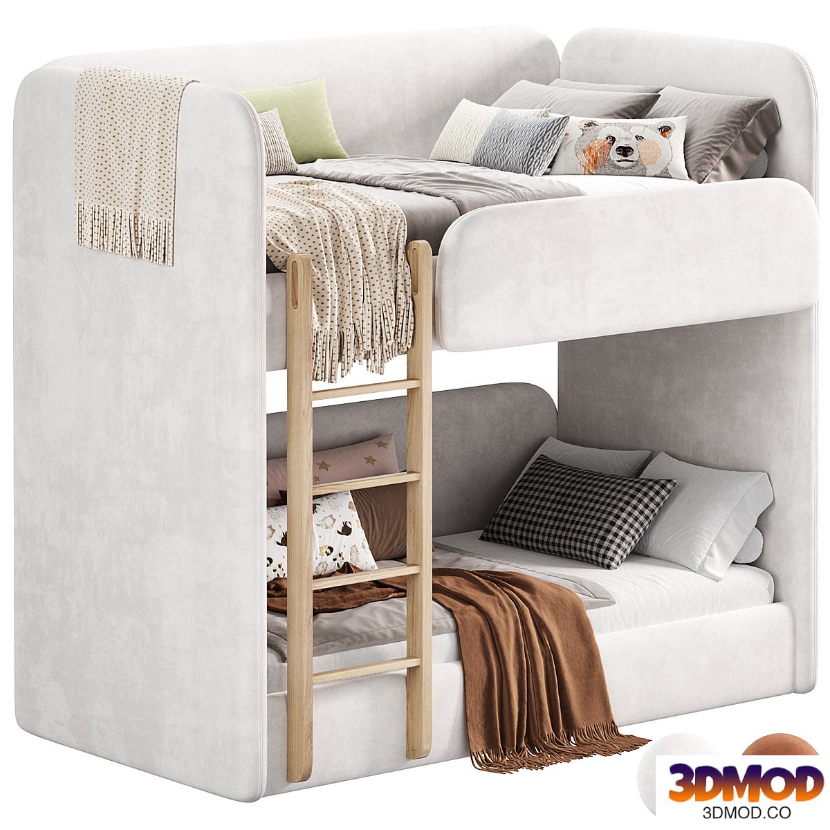 ADULT SINGLE BED LEVEL 11 WHITE