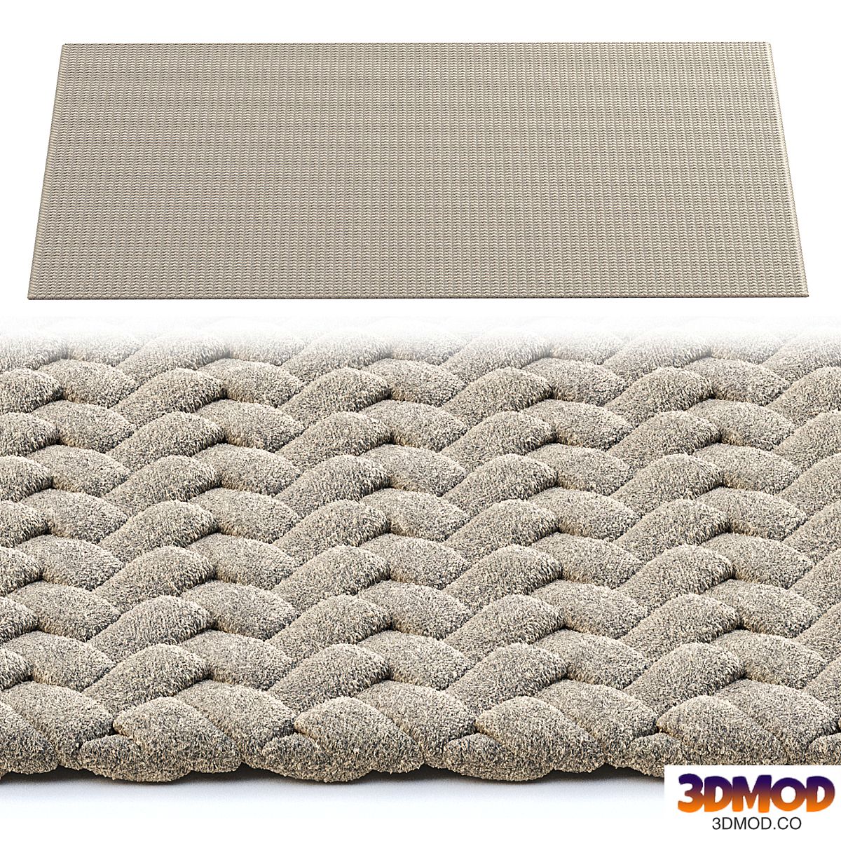 Woolen Carpet V2 / Knitted wool carpet