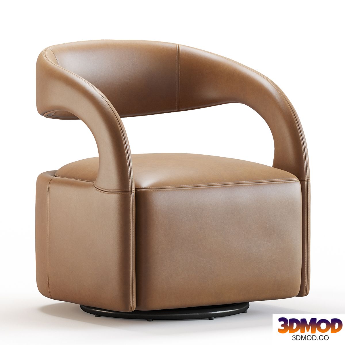 Four Hands / Hawkins Swivel Chair - Sonoma Butterscotch