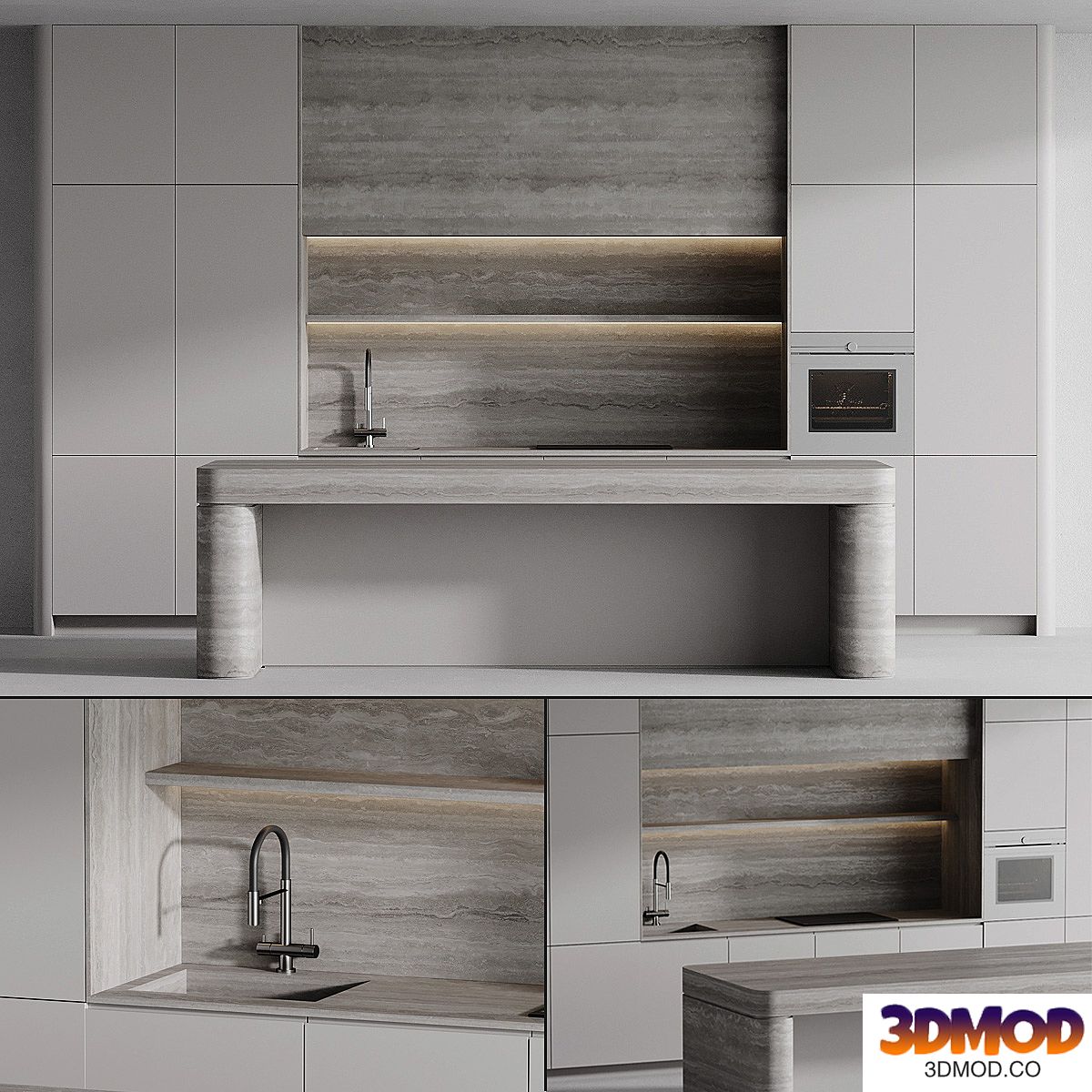 Kitchen with island 007