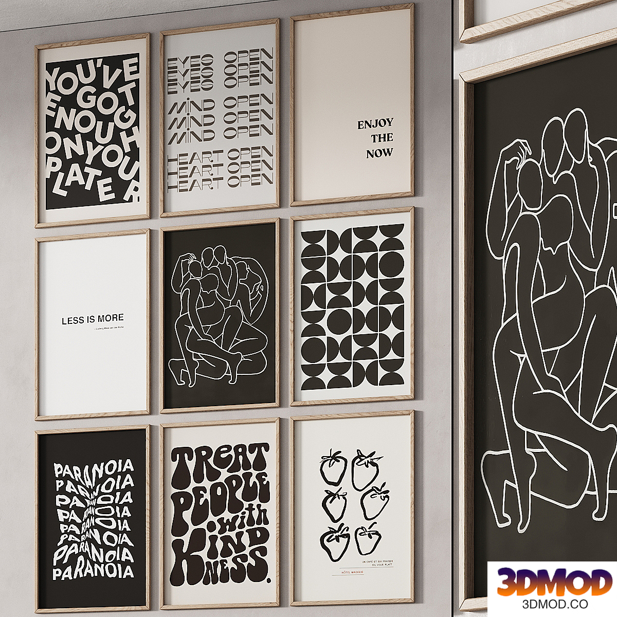258 frame models 03 random neutral posters 01